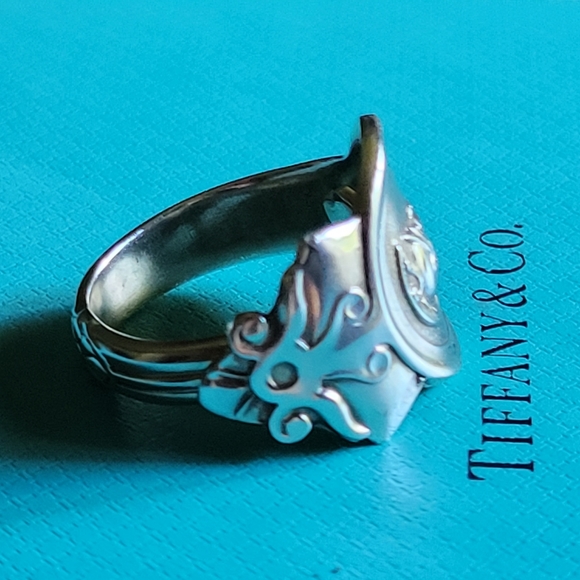 1863 Tiffany & Company Spartan Spoon Ring in Sterling Silver #73 - Picture 15 of 16